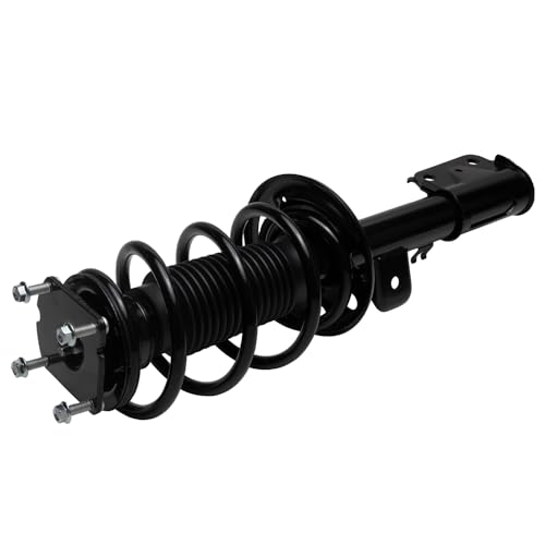 Image of Detroit Axle - AWD Front Driver Passenger Side Struts w /Coil Spring Assembly Replacement for 2011 2012 2013 Ford Explorer Quick Install Ready Struts Shocks Assembly - 2pc Set