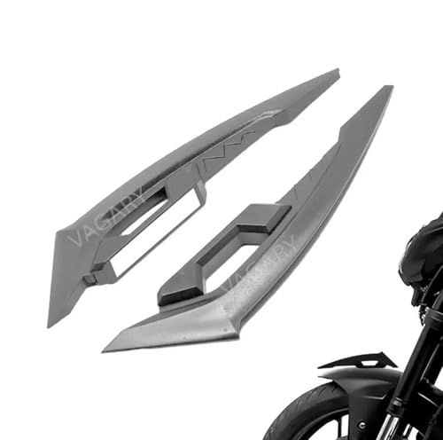 Image of Vagary Dynamic Helmet Spoiler Aerodynamic Accessories, Punks, Wings (Grey)