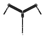 Weaver Leder 35–2510-bk, Halsband mit Airflex Technologie, Schwarz/Weiß