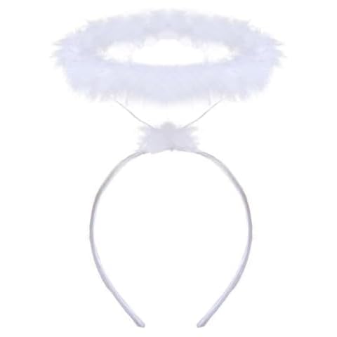 ZSPERKLA Angel Halo Headband Cover