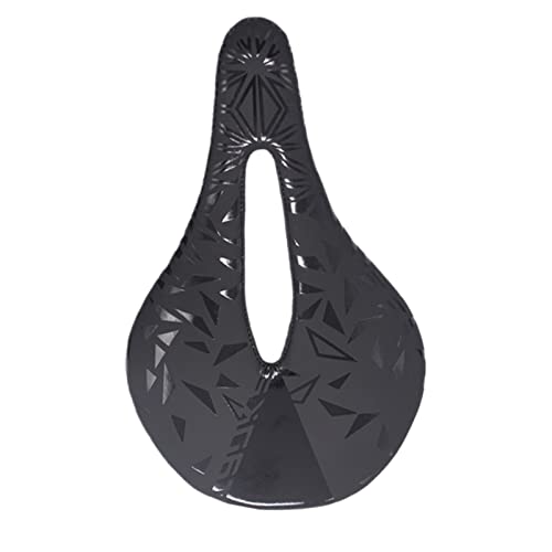 Selle vélo carbone évidée noire 155mm de haute précision pour le racing