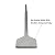 SPKLINE 3 Inch Wide Tile & Thinset Scaling Chisel SDS-Plus Shank 3" x 10" Thinset Scraper Wall and Floor Scraper Works with All Brands of SDS-Plus Rotary Hammers and Demolition Hammers