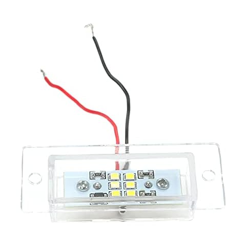 KUAFU Universal License Plate LED Light For Roll Pan Bumper New Cover