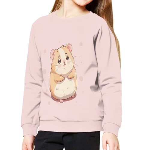 Girl Crewneck Sweatshirt Long Sleeve Casual Loose Pullover Sweatshirt3