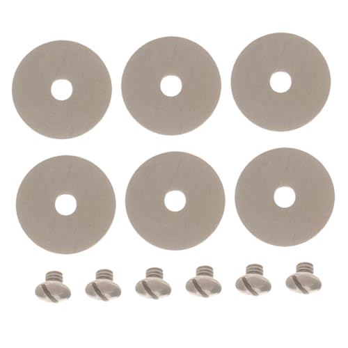 VANZACK 1 Set Replacement Flute Gasket Fixing Washers Screws for Secure Flute Assembly Durable and Reliable for Musicians