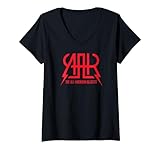 Womens All American Rejects - Logo - Official Merchandise V-Neck T-Shirt