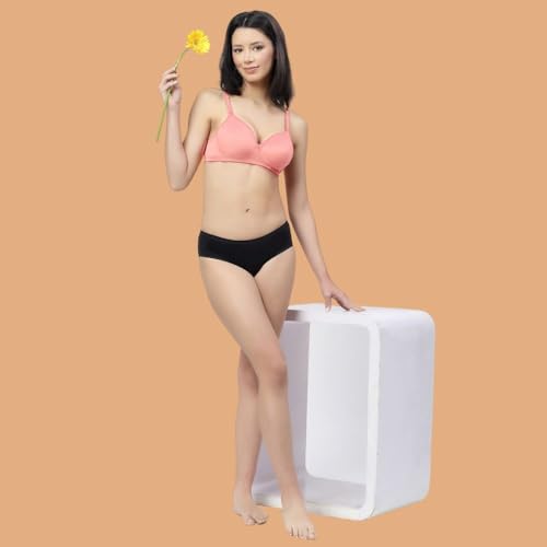 Image of Floret Women's Convertible-Straps T-Shirt Bra Lightly Padded & Non-Wired Medium Coverage Bra