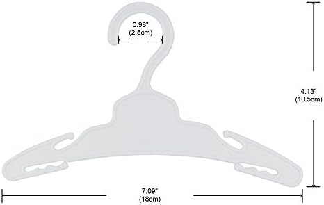ZITA ELEMENT Set of 12 Doll Clothes Hangers for 14-16 inch Baby Doll Clothes,18 inchAmerican 18 inch doll Clothes and other 36-46cm Doll Accessories