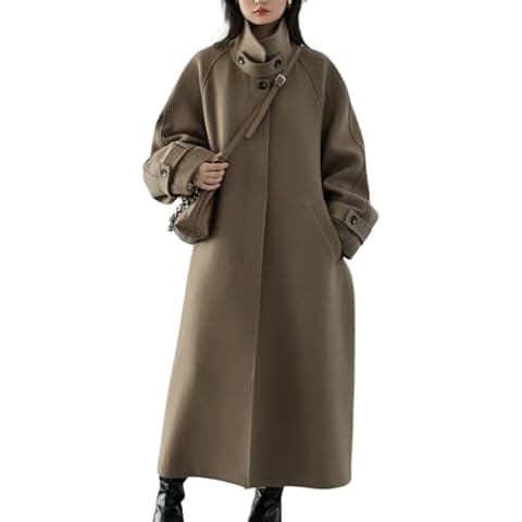 Chouyatou Women's Winter Wool Coat Cover