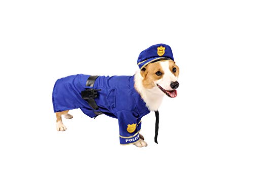 Disfraz de Policía para Perro Halloween Talla Large miniatura 3