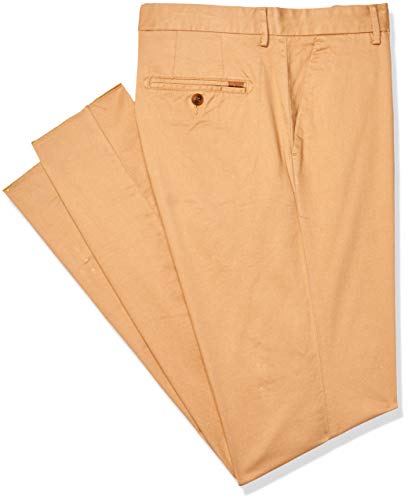 Image of Park Avenue Men's Cotton Blend Dobby Pattern Neo Fit Flat Front Chinos