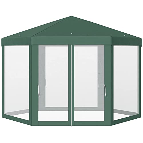 Cómo comprar la mejor carpa plegable para el jardín 5 Toldo con forma hexagonal