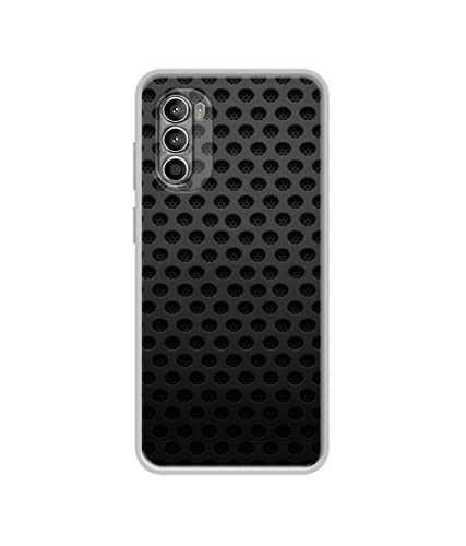 Image of Black Circle Design Printed Silicon Soft TPU Back Case Cover for Motorola Moto G52 4G / Moto G82 5G