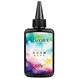 AOZORA UVレジン液 100g レジン液 UV/LED対応 高い透明度 大容量 詰替用 ハードタイプ成形 急速硬化 低刺激 低アレルギー性 レジン液 人気 安い 黄変しにくい 初心者向け DIY手作り