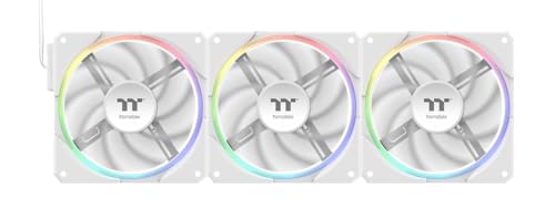 Thermaltake TS120 EX RGB | Integrated temperature sensor | 3-pack | White