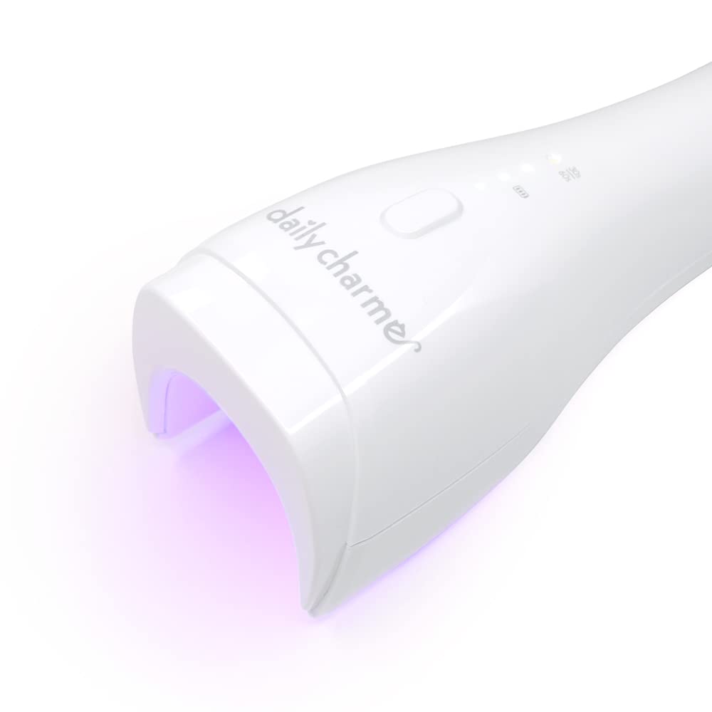 Daily Charme LITmini LED Nail Lamp, LED Light for Nails, Portable Gel Nail Polish Curing Lamp, 2 Easy Pre-Set Timers