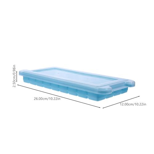 Molde de cubitos de hielo de silicona Ipetboom 3 piezas miniatura 2