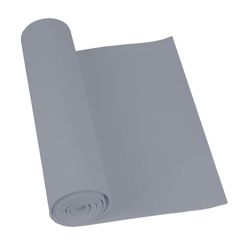 Goma EVA Gris, Do²ping 2mm EVA Foam Cosplay, 34x124.5cm con Alta Densidad 86kg/m3 Espuma Foam para Disfraces Proyecto DIY (2mm Gris)