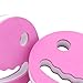 rockible 2Pcs Water Exercise Discs Aerobic Equipment Lightweight Diameter 16cm Swim for Men Swimming Women, Pink
