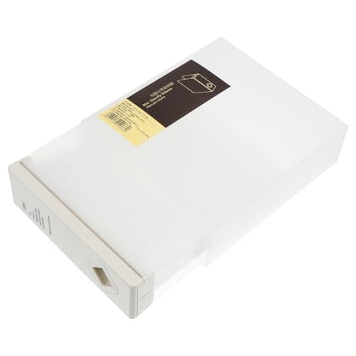 CAXUSD 1Pc CD Storage Box Durable Disks Case for Home Bedroom Vehicle Includes Replaceable Labels Compact Lightweight Design