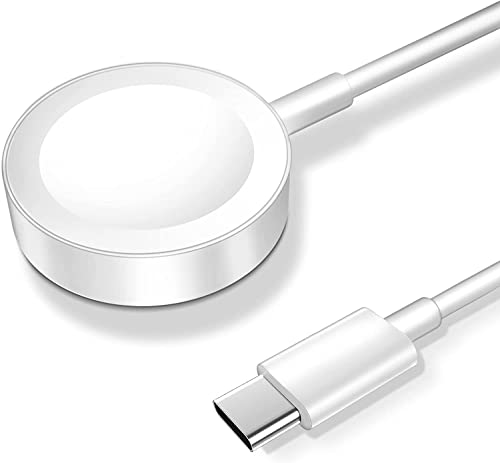 𝟐𝟎𝟐𝟒 𝐔𝐩𝐠𝐫𝐚𝐝𝐞𝐝 Magnetic Charging Cable for Apple Watch Charger,[USB C Port] Wireless iWatch Charger Cables Compatible with iWatch Series Ultra/10/9/8/7/6/SE/SE2/5/4/3/2[6.6FT] White