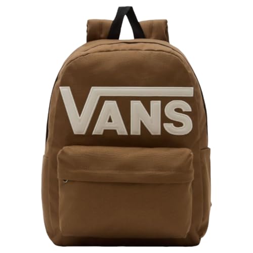 Vans Old Skool Drop V Backpack, Mochila Unisex Adulto, Cacao Vintage, M