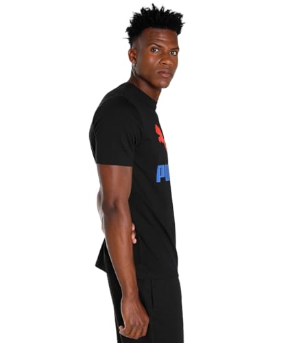 Image of Puma Men's Printed Regular Fit T-Shirt