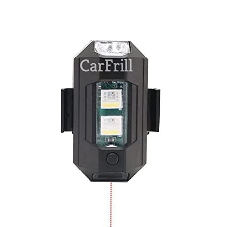 CarFrill Polycarbonate LED Strobe Lights for Motorcycles, 65G - Image 2