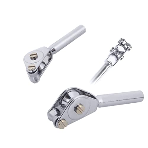 Liummrcy Hengel Roller Gids, Roestvrij Staal Heavy Duty Dubbele Roller Rod Tip Gids, Hengel Roller Tip Gids Vissen Trolling Tackle Roestvrij Staal Zilver voor Zee Boot Vissen (5.5x0.8cm) - Image 8