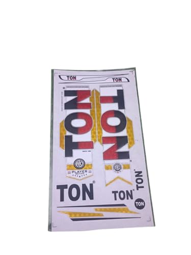 DLGF Premium Cricket Bat Sticker, Custom Pattern Design, Set of 2