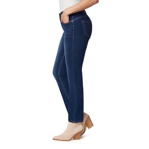 Angels Forever Young Women's 360 Sculpt Mid-Rise Straight Ankle Jeans3