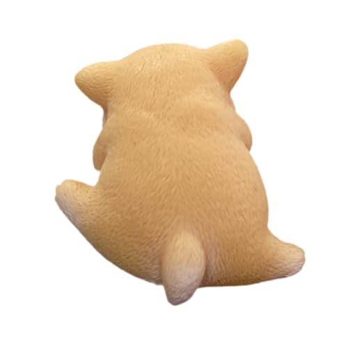 Image of CALANDIS Mini Animal Figurine Statue Computer Monitors Decor for Office Car Desk Dog