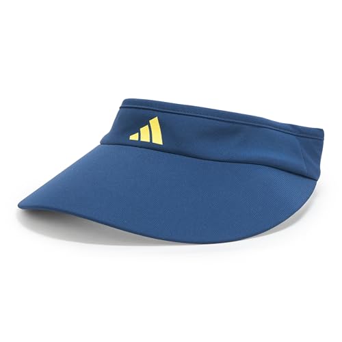 Adidas Ultimate365 Tour Wide Brim Golf Visor, Collegiate Navy/Pure Sulfur, One Size