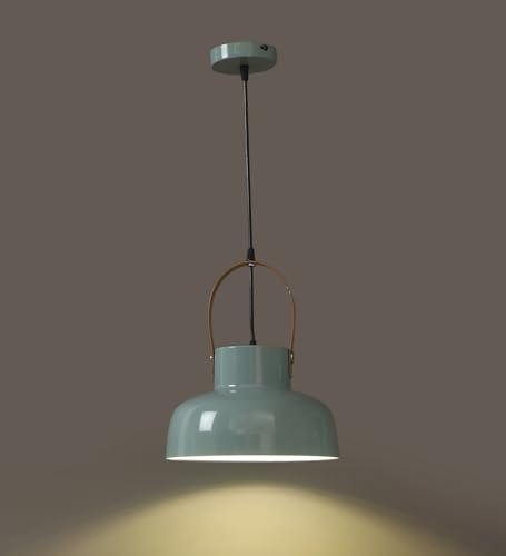Image of MONI Lights Celling Hanging Light for Room, Table, Holl, Garden House Decoration Pendants Light of Pattern Aluminium Teal Green (Pack of 1) ML-055TEGRN