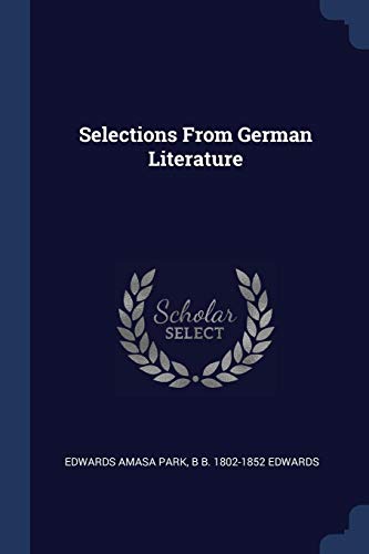 Selections from German Literature