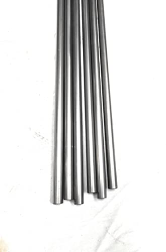 Tubo redondo hierro de 25 mm. diametro 1,5 mm. de espesor. Lote de 6 unidades de 1 metro.