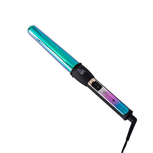 Tru Beauty, Curling Iron Set with Chrome Titanium-Coated Barrel for All Hair Types - Rainbow, 1-1.25-inch