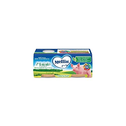 MELLIN OMOGENEIZZATO MAIALE CON VERDURE 2 PEZZI X 80 G