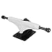 equlup 2Pcs Skateboard Trucks 5inch Aluminum Magnesium Longboard Trucks Bridge Skate Board Bracke White
