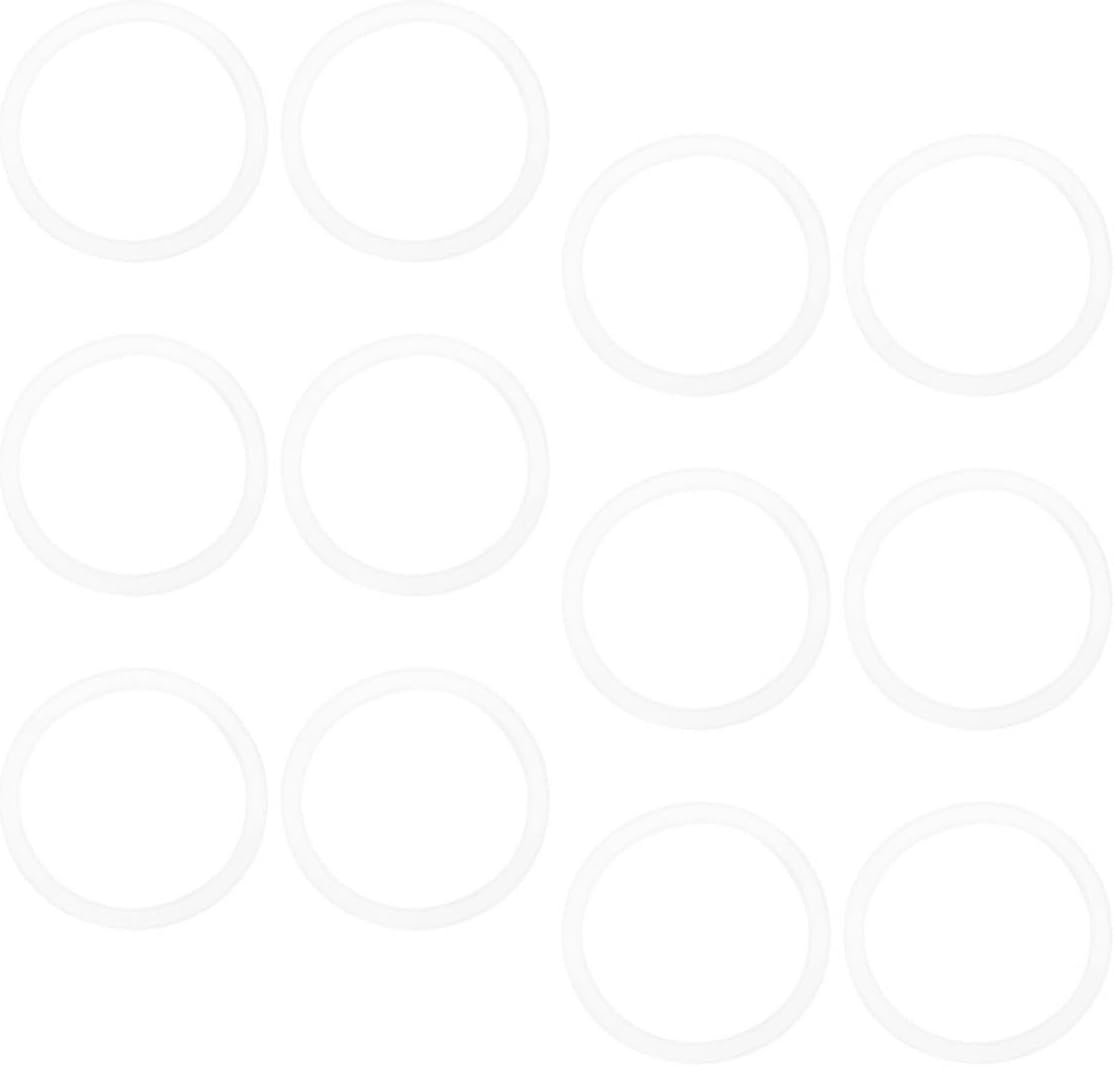 12pcs Silicone Replacement Gaskets for Lids, High Sealing Performance Airtight Rings for Regular Mouth Jars and Mason Jar Lids, Resistant to Deformation and Wear, for Freezing