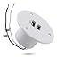 White Dual USB- QC 3.0 Quick Charger