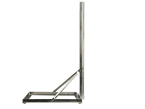 hd-line 110cm 50x50 Chassis Acier - Support Parabole pour TERRASSE & Balcon Fixation