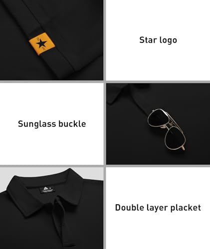 Image of ZITY 3 Pack Mens Golf Polo Shirts Short Sleeve Business Casual T-Shirts
