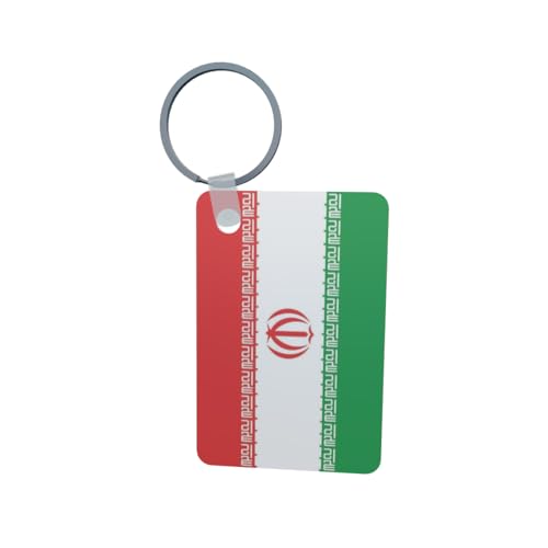 U24 Porte-clés Iran en aluminium 50 x 47 mm