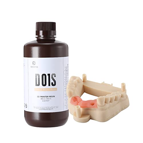 RESIONE D01S RÃ©sine de ModÃ¨le Dentaire - Resine Imprimante 3D avec Haute PrÃ©cision pour Restauration Dentaire & Implant & ModÃ¨les d'Ãtude 1000g
