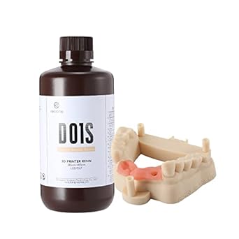 RESIONE Dental 3D Printer Resin: Dental Resin 3D Printer for Restoration Implant Study Models - Resin 3D Printer Liquid with Not Warped and Very Low Shrinkage for LCD DLP MSLA