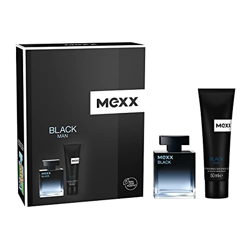 Preisvergleich Produktbild Geschenkset Mexx Black Man Eau de Toilette 30ml + Duschgel 50ml