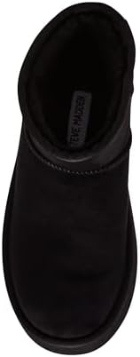 Steve Madden Women's Enchanting Ankle Boot, Black Suede, 8.5 | Image 4