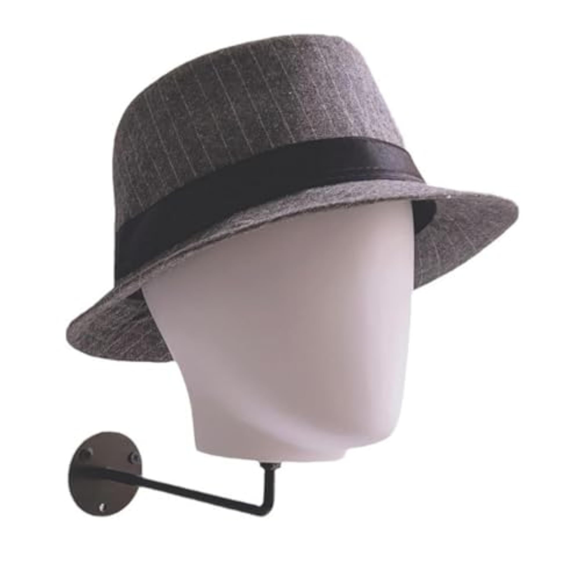 Wall Mounted Mannequin Head Display Rack