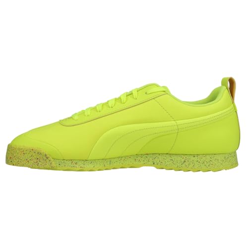 PUMA Mens Roma Retro Speckle Lace Up Sneakers Shoes Casual - Yellow - Size 10.5 M3
